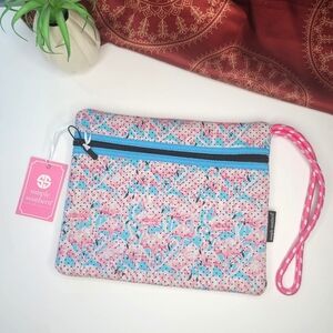 Simply Southern Bag Pink Flamingo Large Clutch NWT